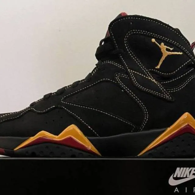 2022 Nike Air Jordan 7 VII Retro Citrus 4-14 Black Varsi...