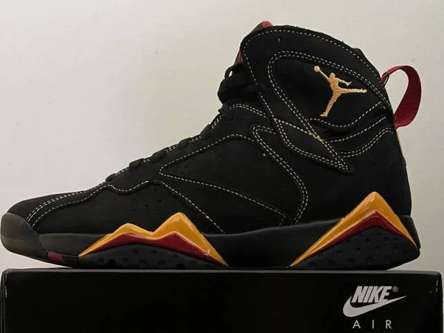 2022 Nike Air Jordan 7 VII Retro Citrus 4-14 Black Varsi...