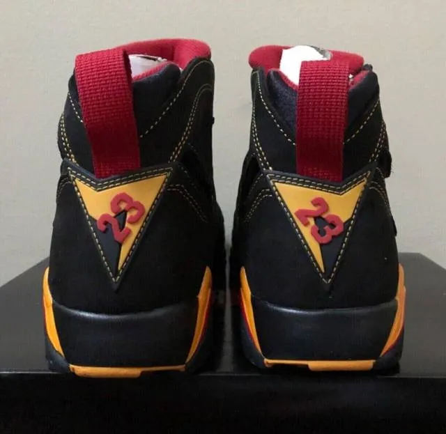 2022 Nike Air Jordan 7 VII Retro Citrus 4-14 Black Varsi...