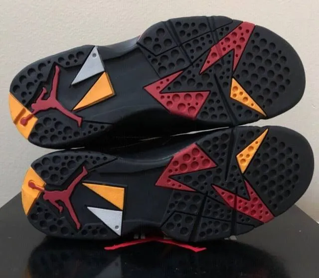 2022 Nike Air Jordan 7 VII Retro Citrus 4-14 Black Varsi...