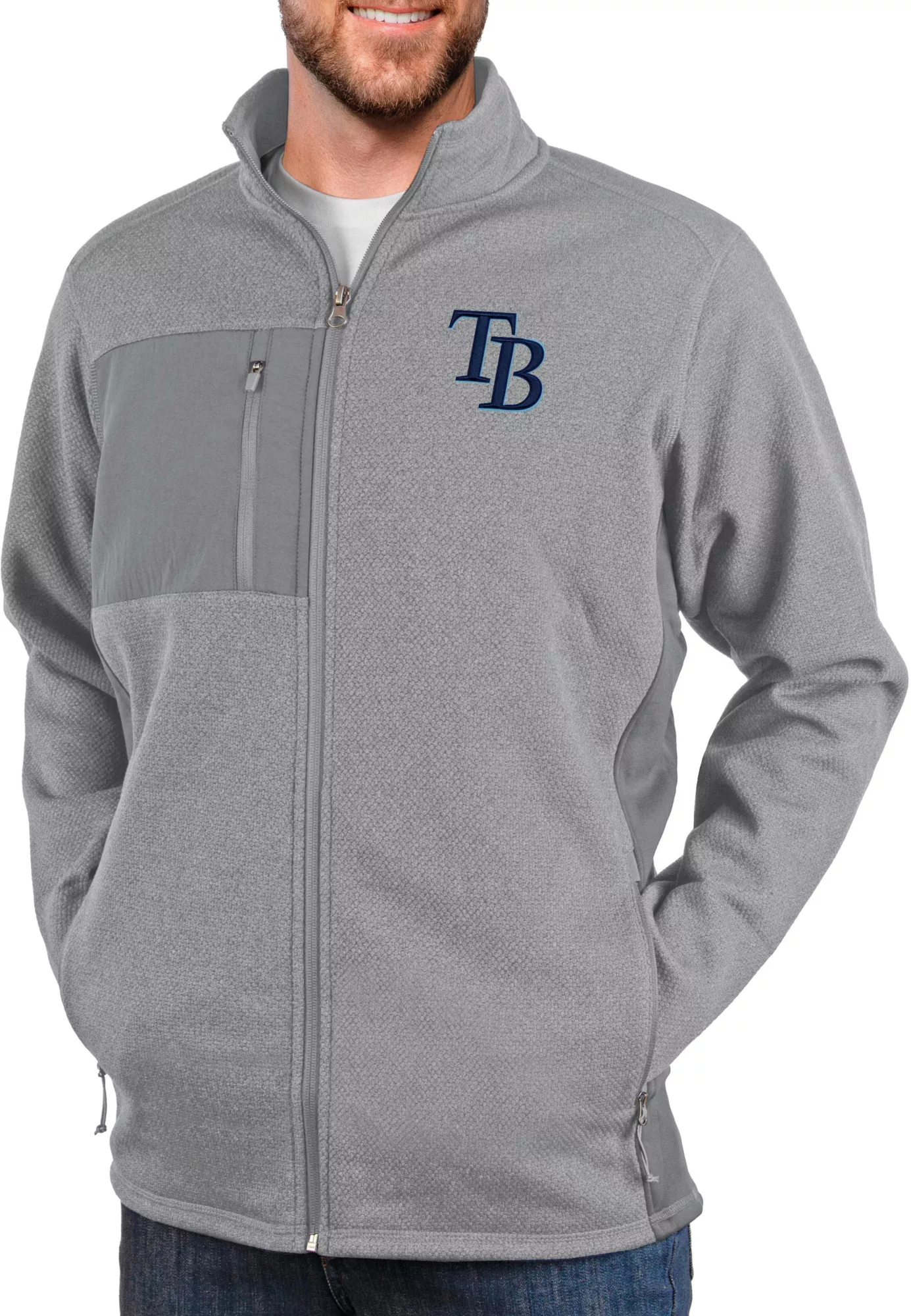 Antigua Men's Tampa Bay Rays Course Jacket