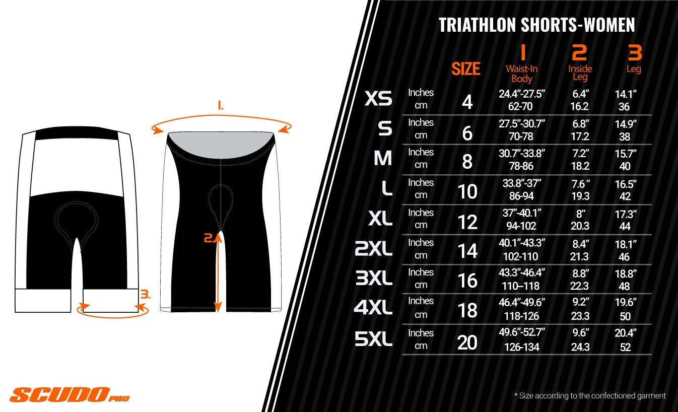 Chile Triathlon Shorts