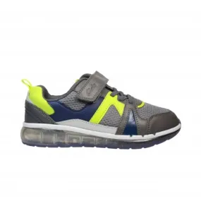 Clarks Spark Flash Older | Grey Combi | Childrens Light Up Trainers