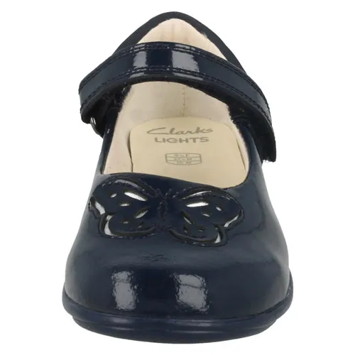 Clarks TRIXI WISH NAVY PATENT