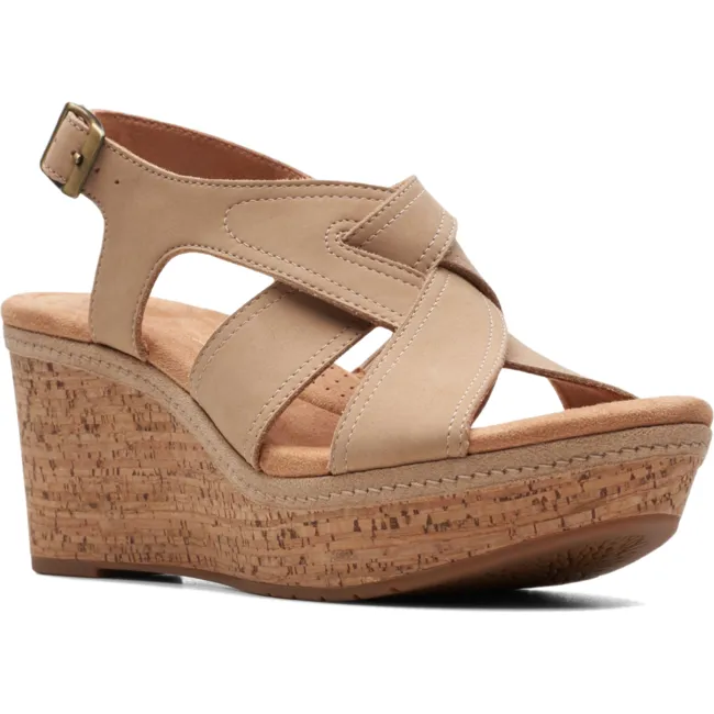 Clarks Women's Elleri Rae Wedge Sandal