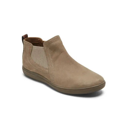 Cobb Hill Women's Bailee Chelsea Boot Taupe Nubuck