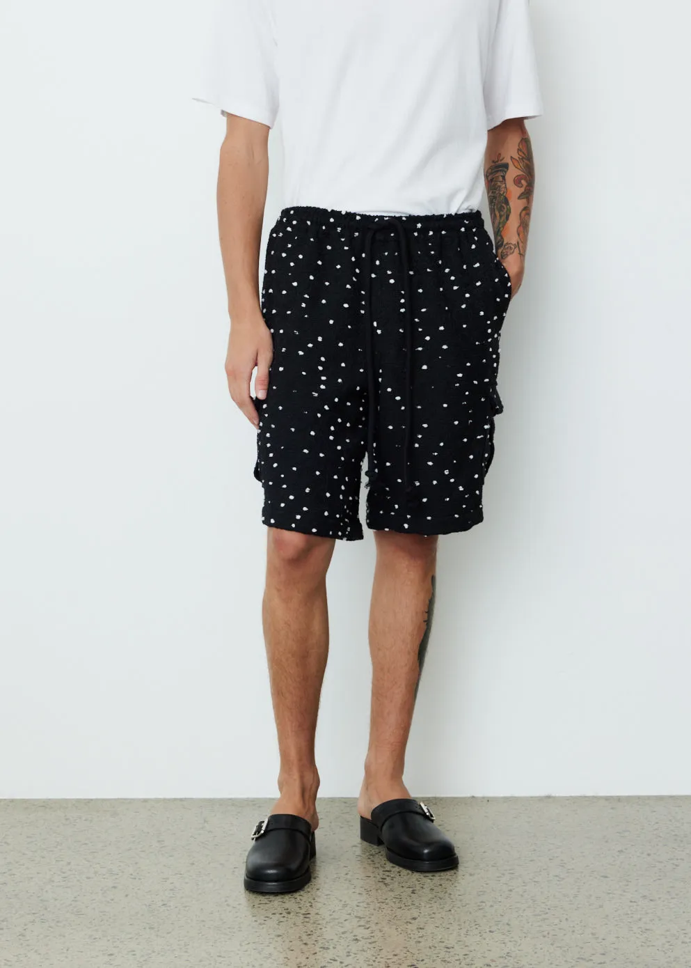 Commas -  Patch Pocket Long Shorts - Shorts