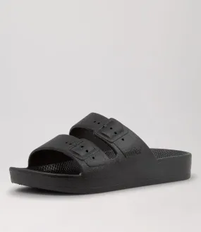 FREEDOM MOSES Slides Tot Black Sandals