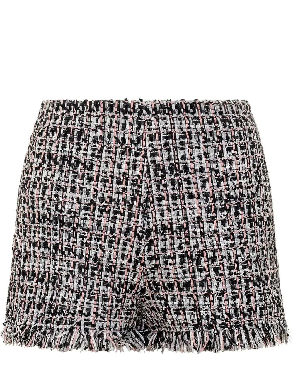 Fringed Boucle Shorts