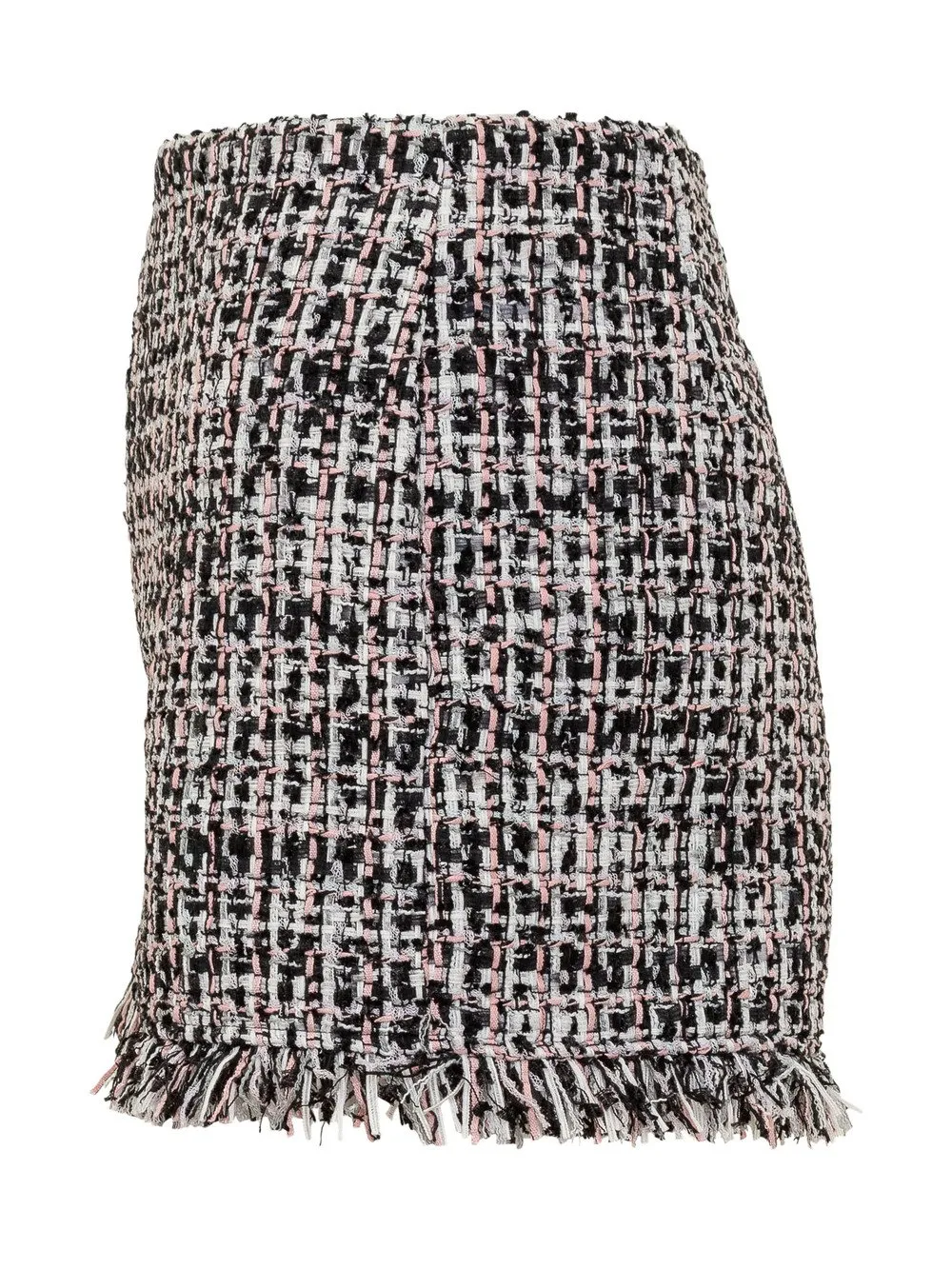 Fringed Boucle Shorts