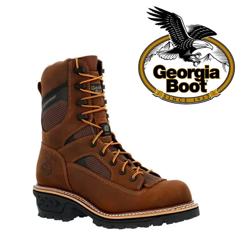 GEORGIA BOOT Men's LTX Logger Waterproof Work Boot GB00616