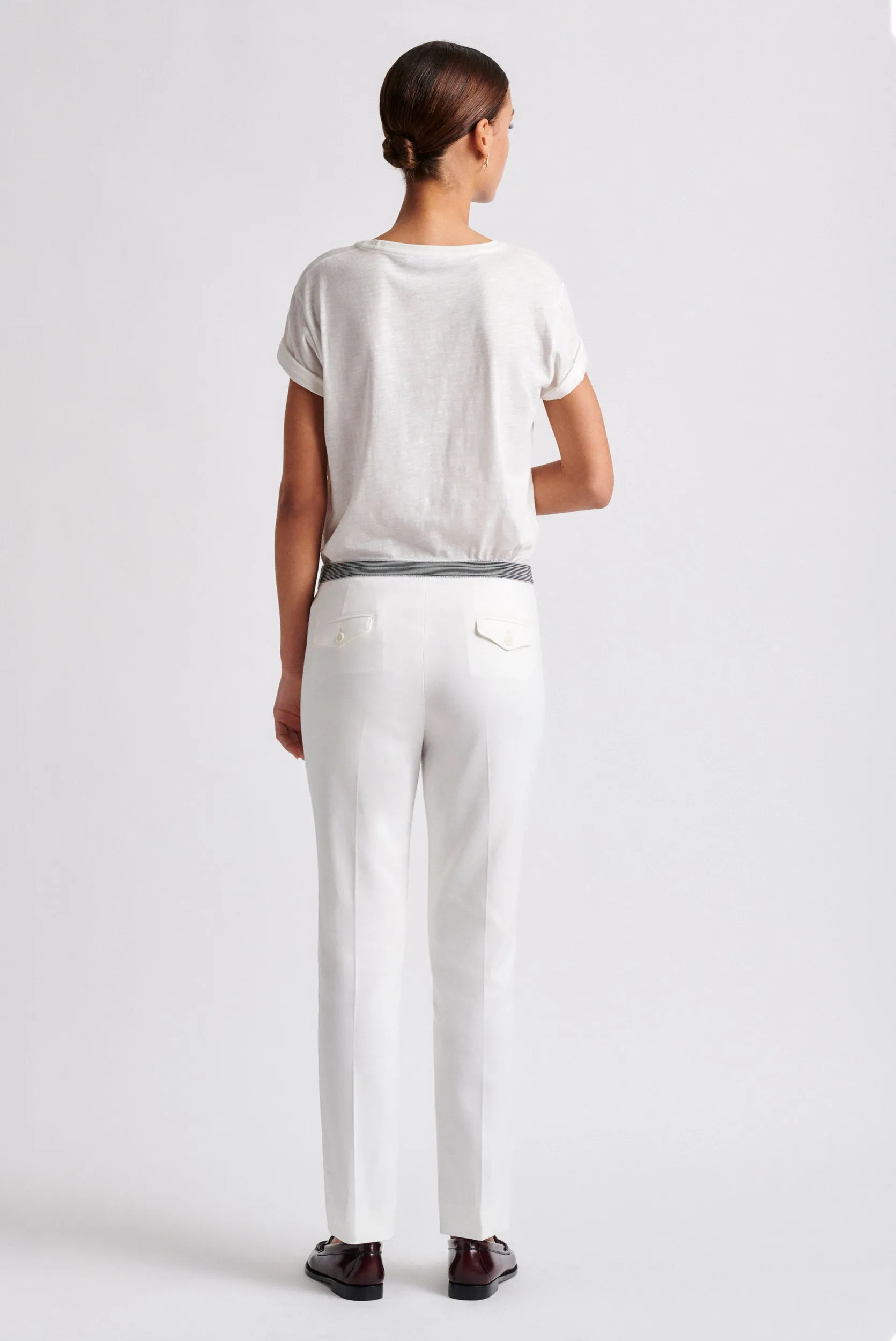 Gerard Darel & PabloMARZIA STRAIGHT-LEG STRETCH COTTON PANTS