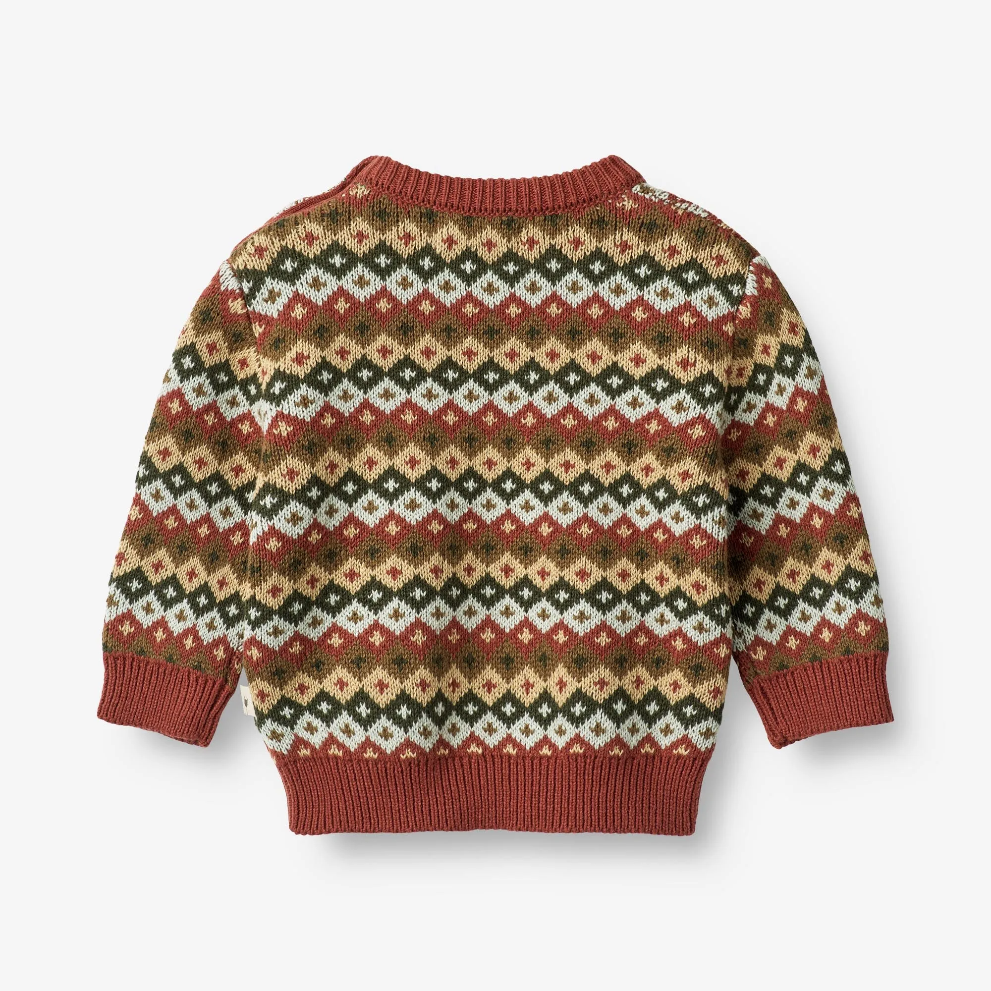 Jacquard Pullover Elias | Baby - multi red