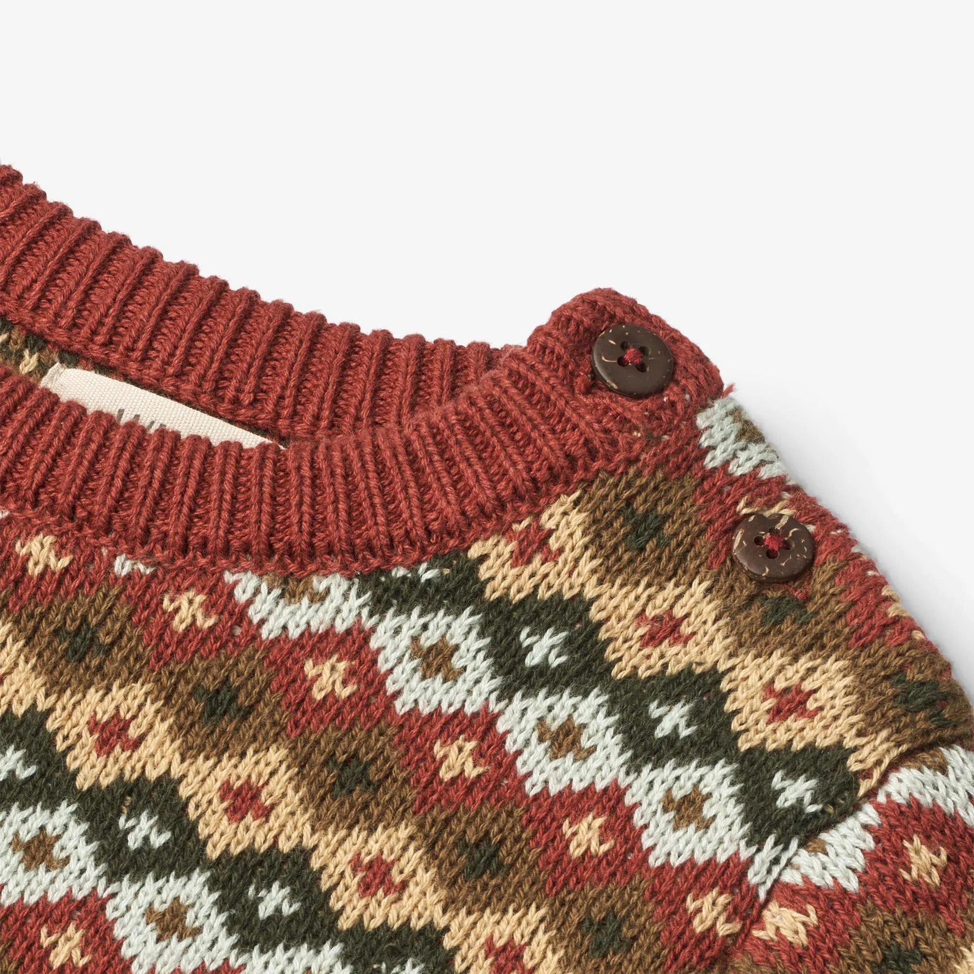 Jacquard Pullover Elias | Baby - multi red