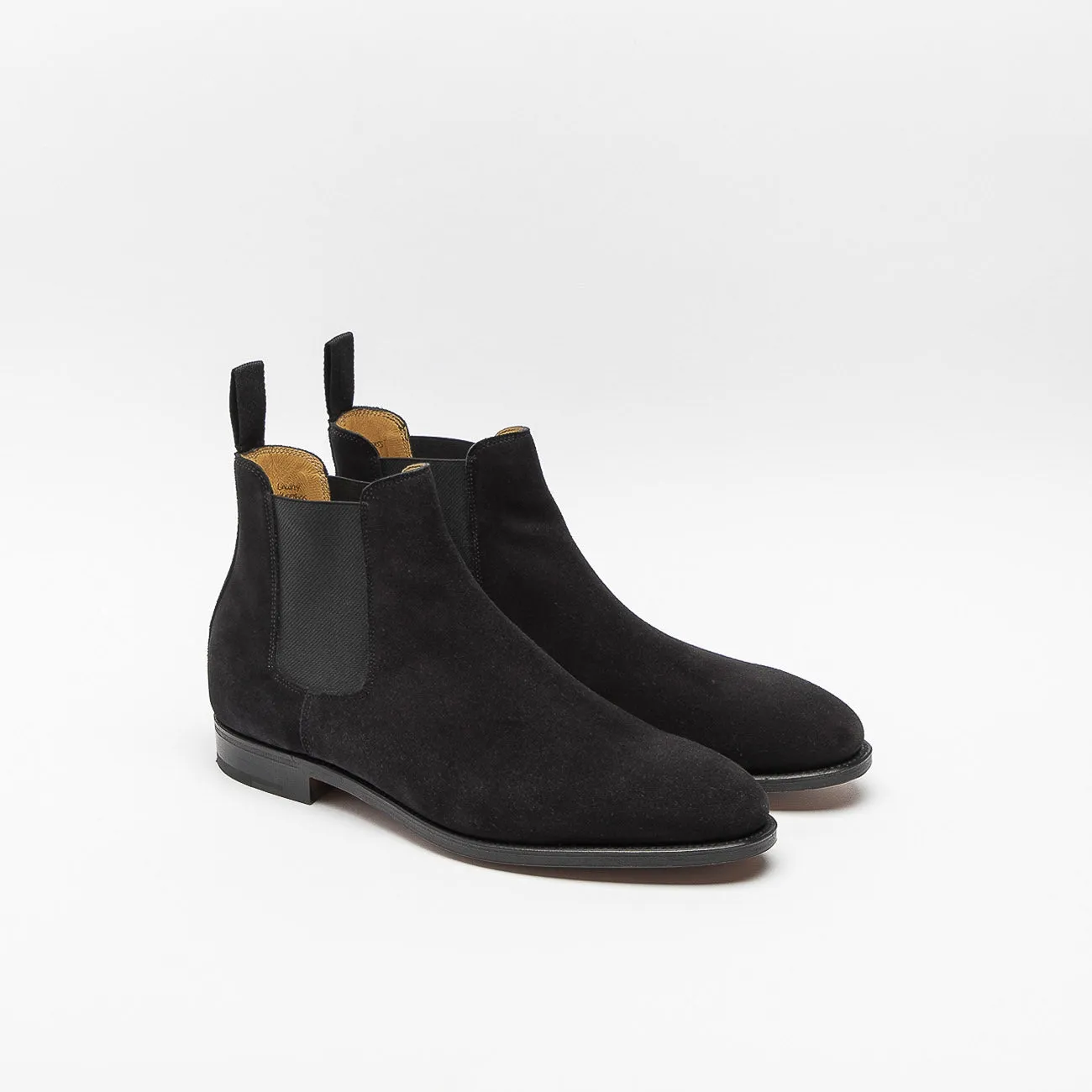 John Lobb John Lobb Lawry chelsea boot in black suede