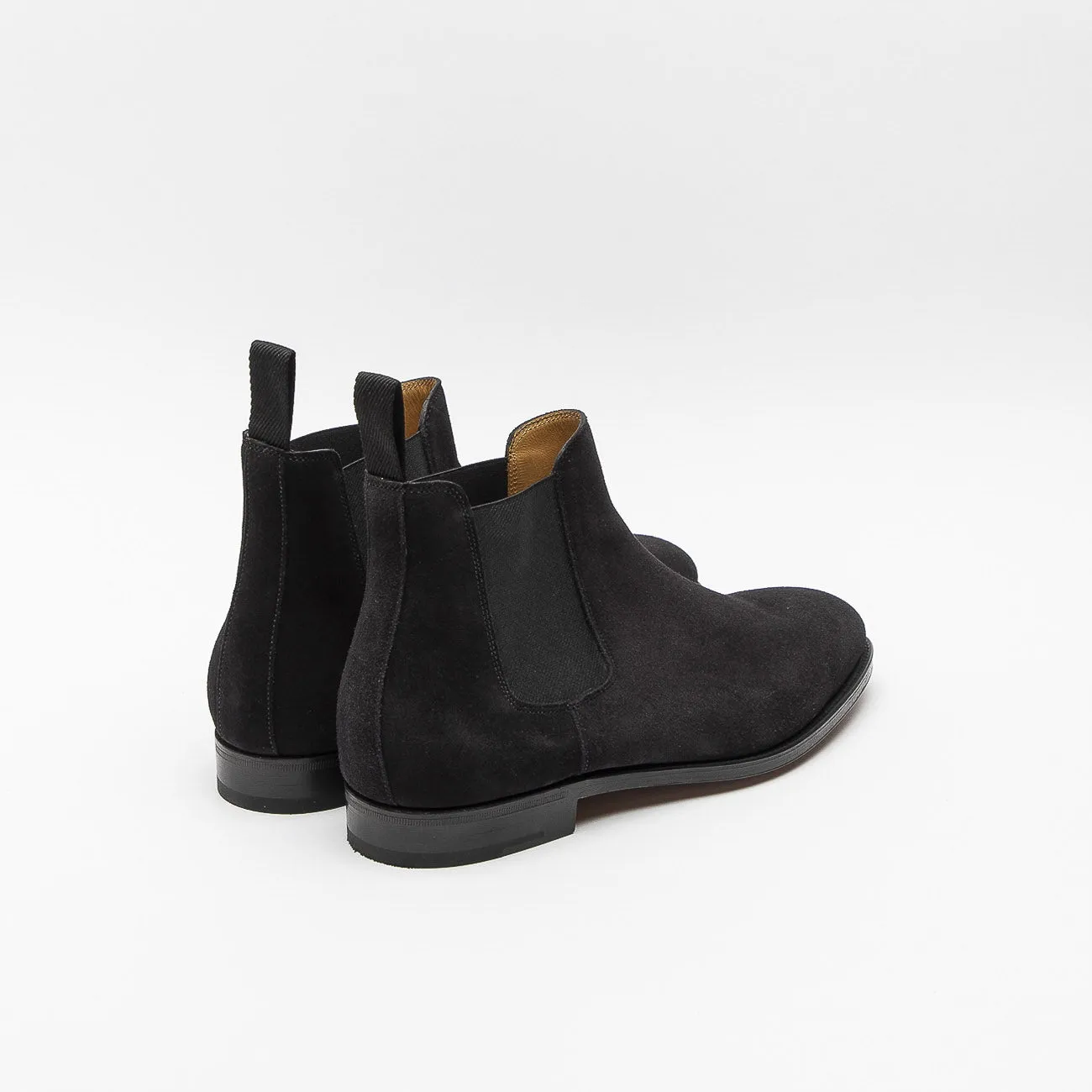 John Lobb John Lobb Lawry chelsea boot in black suede