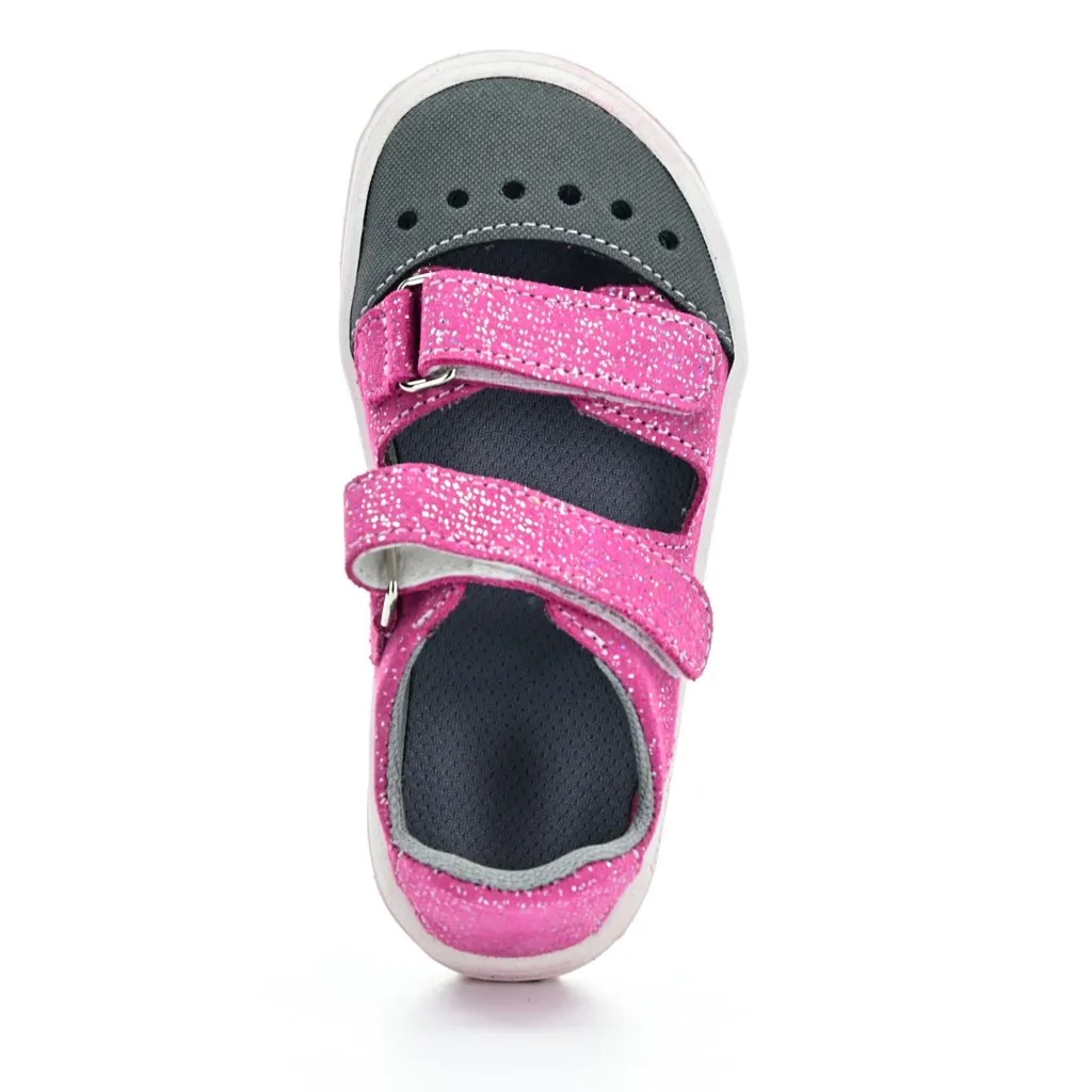 Jonap Fella pink print barefoot sandals