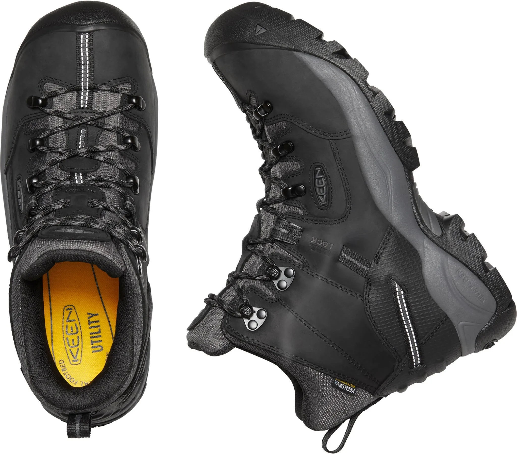 KEEN Utility Men's Pittsburgh Energy 6 Waterproof Carbon Fiber Toe Work Boot