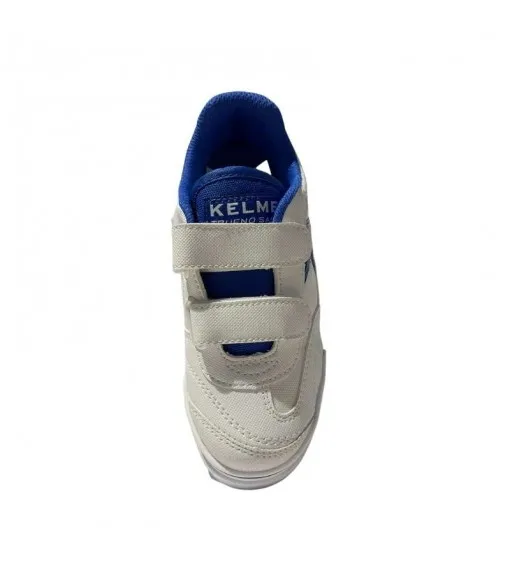 Kelme Kids' Trueno Indoor Football Trainers V White/Royal 55886-0704