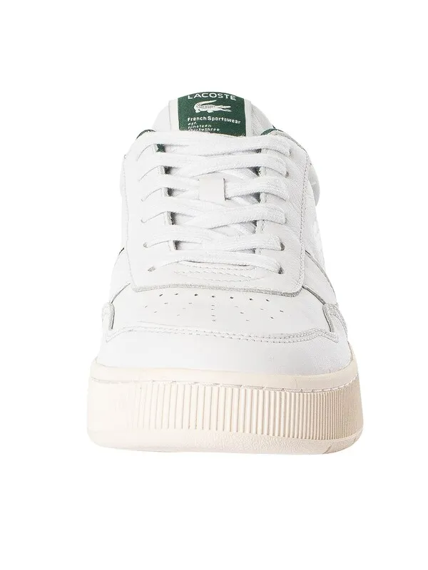 Lacoste Aceclip PRM 124 1 SMA Leather Trainers - White/Green