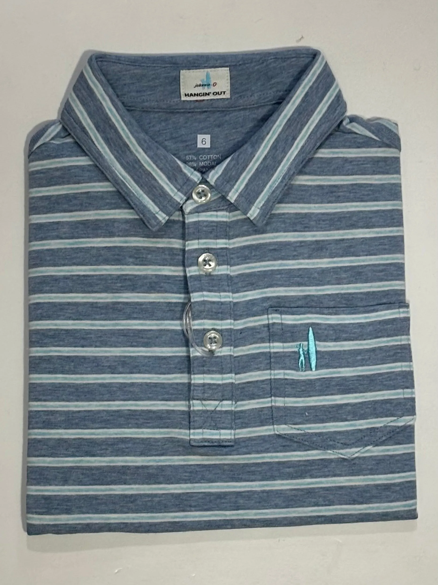 Matthis Stripe Coastal Polo