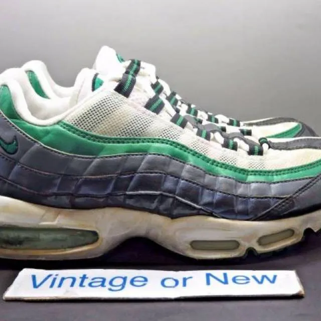 Men's Nike Air Max '95 White Pine Green Flint Grey Anthr...