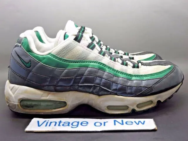 Men's Nike Air Max '95 White Pine Green Flint Grey Anthr...