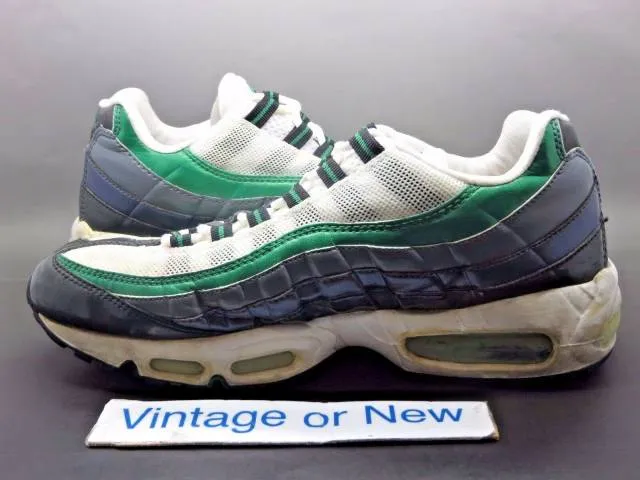 Men's Nike Air Max '95 White Pine Green Flint Grey Anthr...