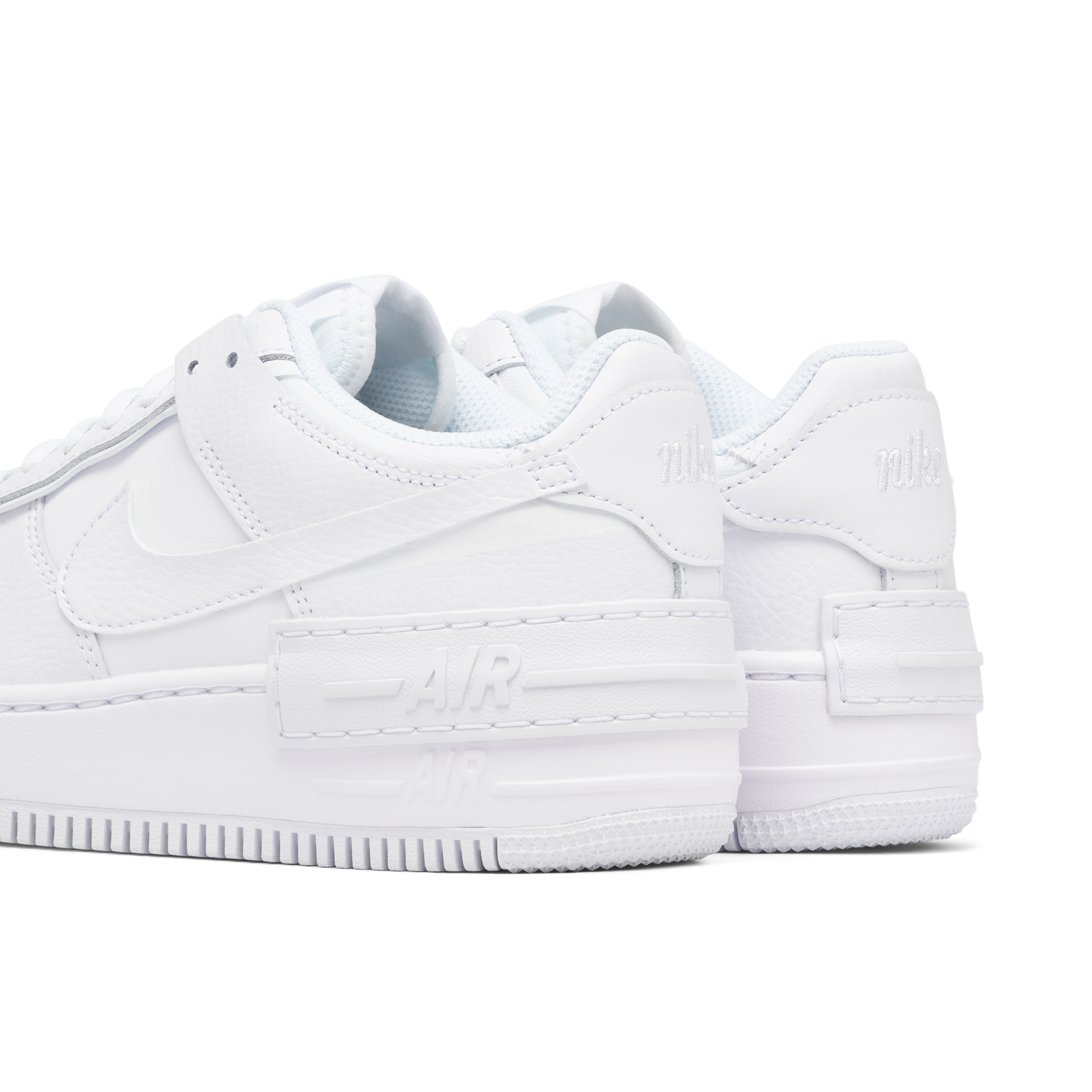 Nike Air Force 1 Shadow Triple White Womens | CI0919-100 | Laced