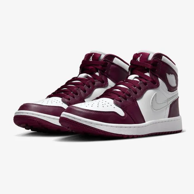 Nike Air Jordan 1 High Golf (Bordeaux/ Red/ Bordeaux/ Wh...