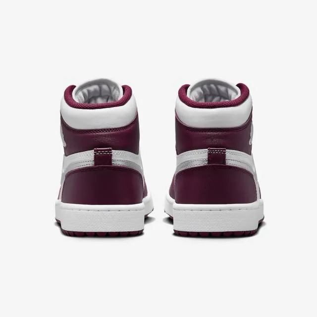 Nike Air Jordan 1 High Golf (Bordeaux/ Red/ Bordeaux/ Wh...