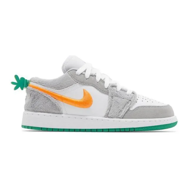 Nike Air Jordan 1 Low GS (Rabbit/ Light Smoke Grey/ Tota...