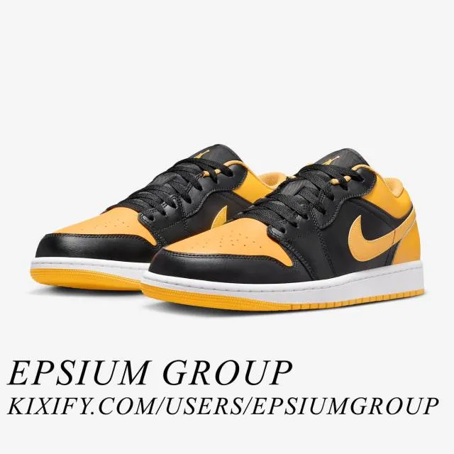 Nike Air Jordan 1 Low (Yellow Ochre/ Black/ Yellow Ochre...