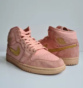 Nike Air Jordan 1 Mid 'Coral Gold' UK10.5