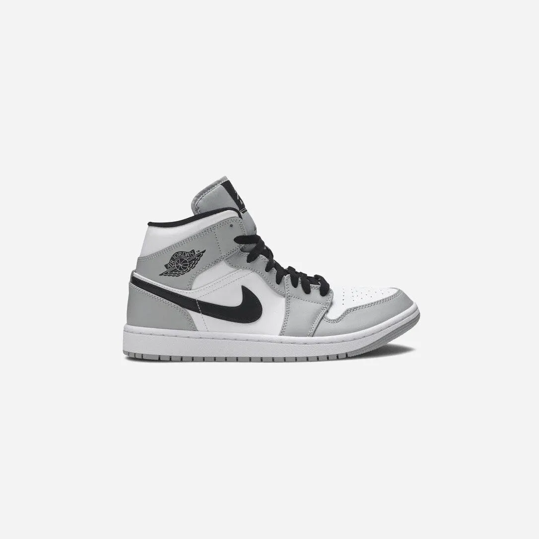 NIKE  AIR JORDAN 1 MID LIGHT SMOKE GREY