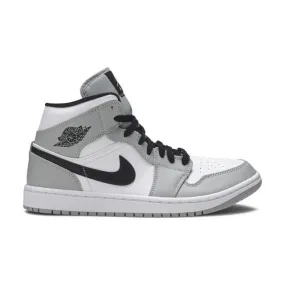 Nike Air Jordan 1 Mid (Smoke Grey/ Light Smoke Grey/ Bla...