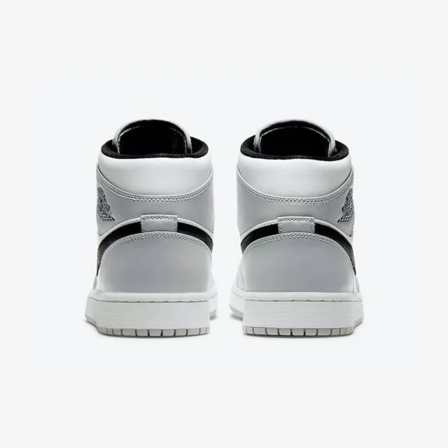 Nike Air Jordan 1 Mid (Smoke Grey/ Light Smoke Grey/ Bla...