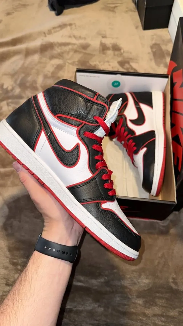 Nike air jordan 1 retro high og (gym red/ red/ black/ wh...