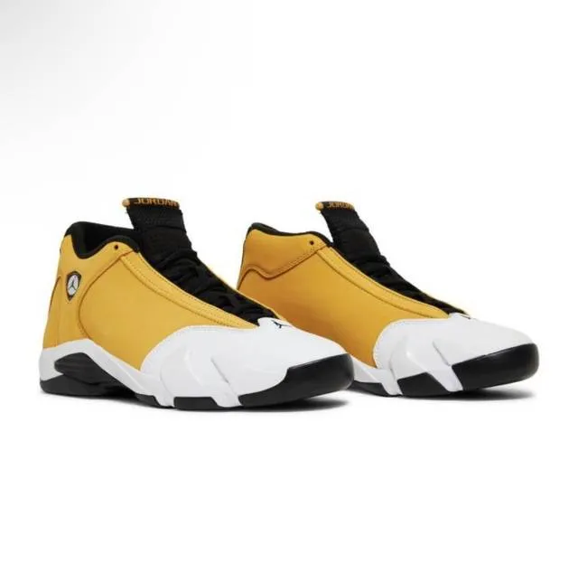 Nike Air Jordan 14 Retro Light Ginger 8-14 Black White 4...