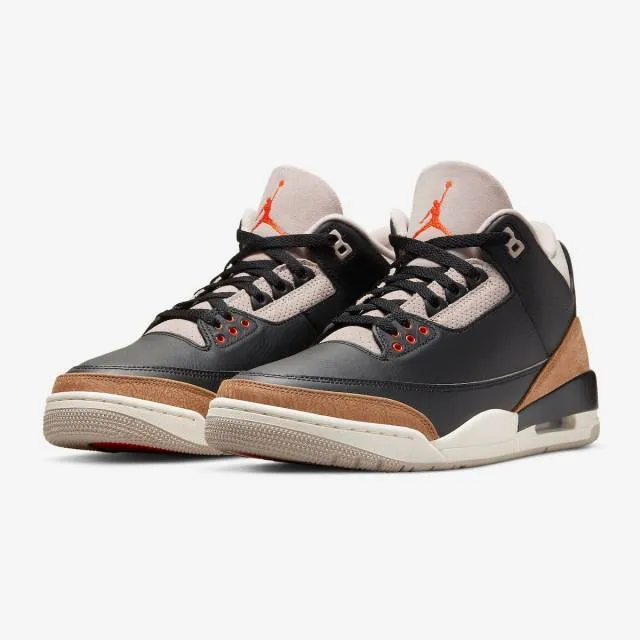 Nike Air Jordan 3 Retro (Desert Elephant/ Black/ Rush Or...