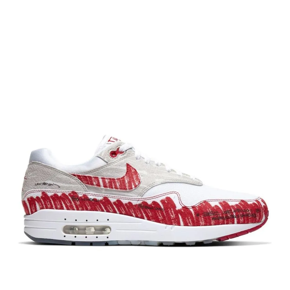 Nike Air Max 1 'Sketch to Shelf' (White / Red)