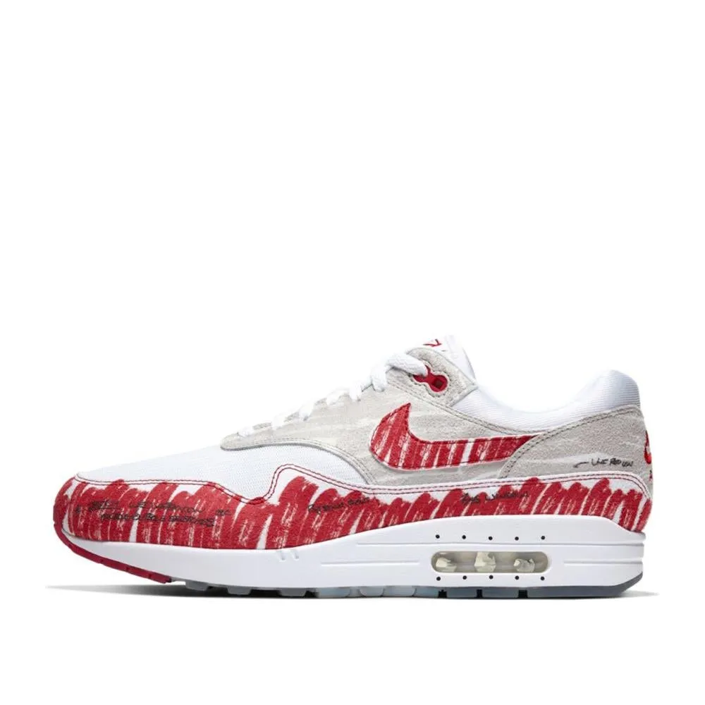 Nike Air Max 1 'Sketch to Shelf' (White / Red)