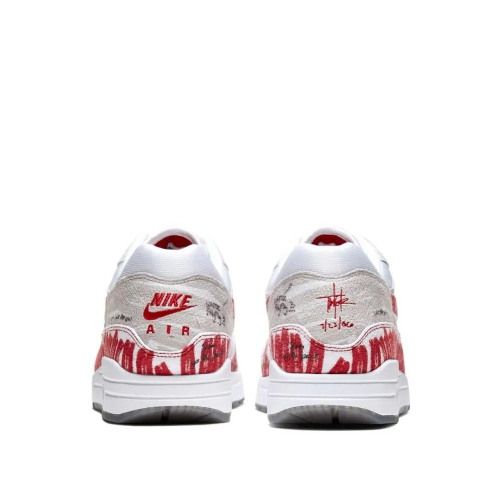 Nike Air Max 1 'Sketch to Shelf' (White / Red)