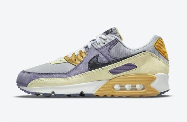 Nike Air Max 90 NRG Court Purple Black Lemon Drop Wolf Grey