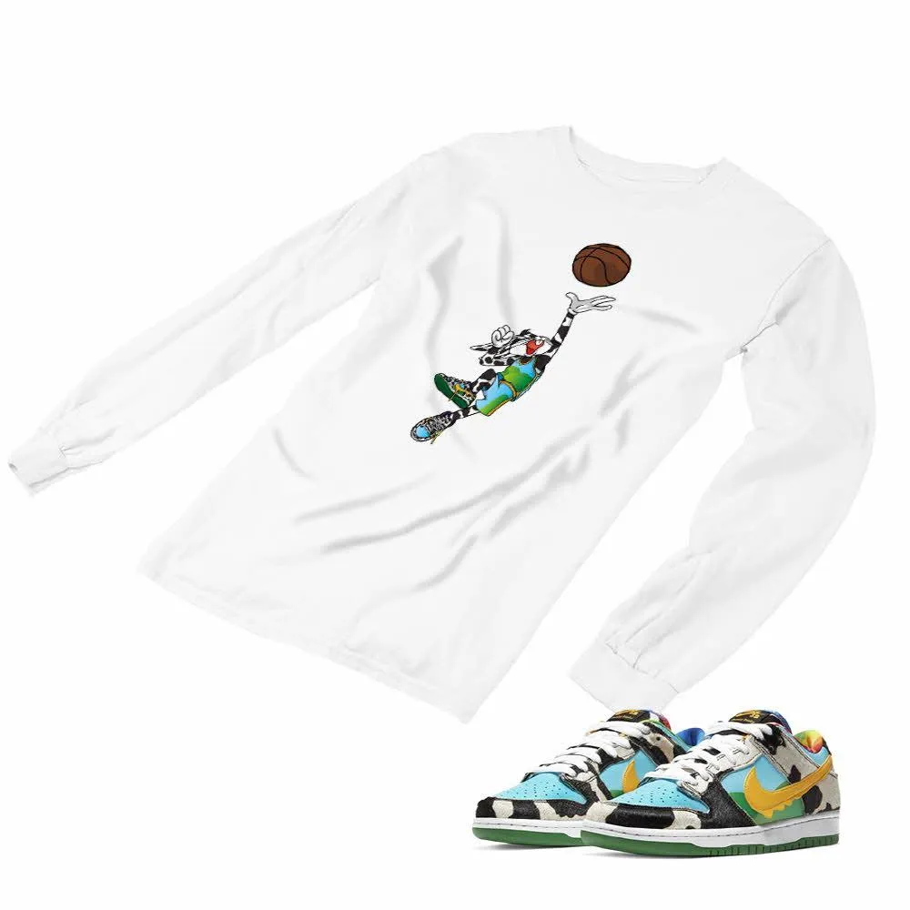 Nike Dunk Ben Jerry’s Matching Custom Designed Long Sleeve T shirt ND 1-2-2