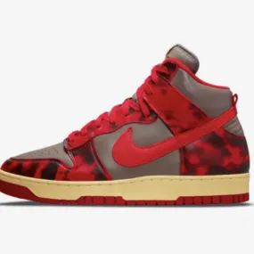 Nike dunk high 1985 red acid wash