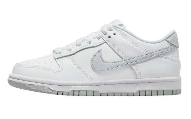 Nike dunk low gs white grey