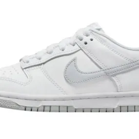 Nike dunk low gs white grey