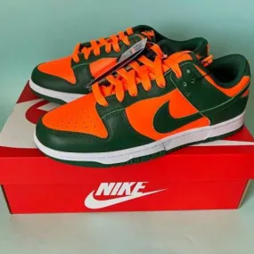 Nike dunk low miami hurricanes