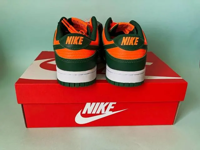 Nike dunk low miami hurricanes